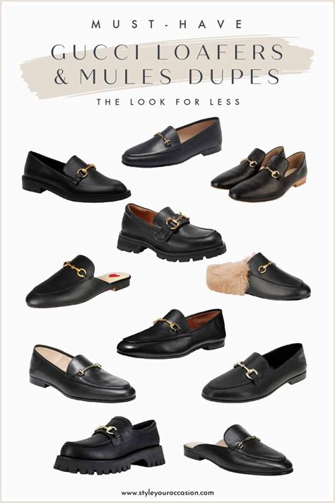 gucci loafer dupe|Gucci loafers look alike.